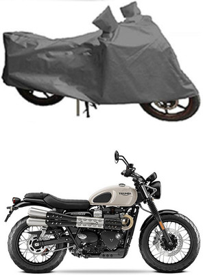 MMSSTAR Waterproof Two Wheeler Cover for Triumph(Street Scrambler, Grey)