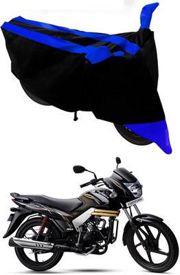 MMSSTAR Waterproof Two Wheeler Cover for Mahindra(Centuro, Blue, Black)