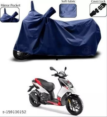 gurukul mart Waterproof Two Wheeler Cover for Bgauss(FZ FI BS6, Blue)