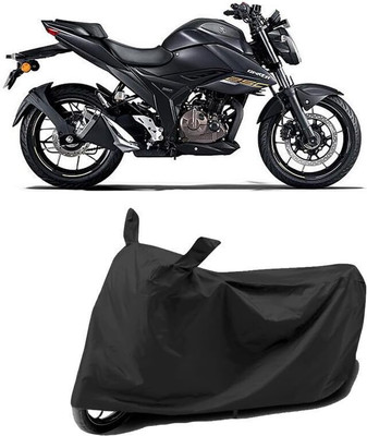 DeepShakshi AUTOMOTIVE Two Wheeler Cover for Suzuki(Gixxer SF 150, Black)