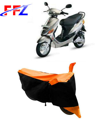 FFZ Waterproof Two Wheeler Cover for Hero(Electric E-Sprint, Black, Orange)