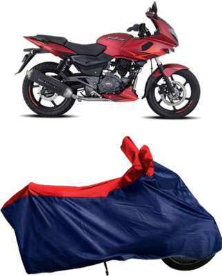 APNEK Waterproof Two Wheeler Cover for Bajaj(Pulsar 220, Blue, Red)