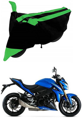 MMSSTAR Waterproof Two Wheeler Cover for Suzuki(GSX S1000, Green, Black)