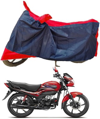 Ascension Two Wheeler Cover for Hero(Passion Pro i3S, Red, Blue)