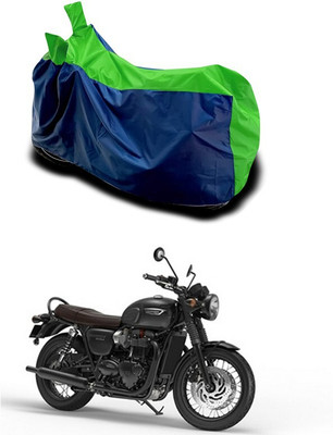 Mdstar Waterproof Two Wheeler Cover for Triumph(Bonneville T120 Black BS6, Green)