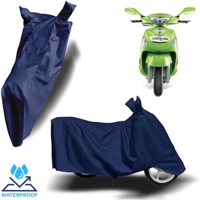 ROYAL AUTO MART Waterproof Two Wheeler Cover for Mahindra(Rodeo RZ, Blue)