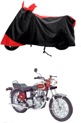 GROFATIK Two Wheeler Cover for Royal Enfield(Machismo 350, Red)