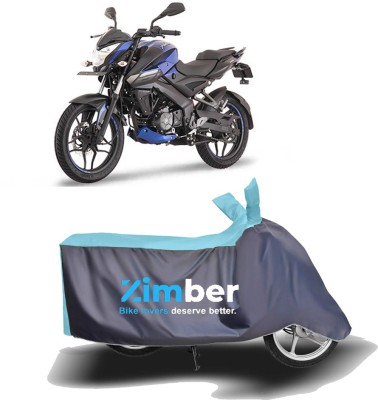 ZIMBER Two Wheeler Cover for Bajaj(Pulsar NS 200, Blue, Grey)