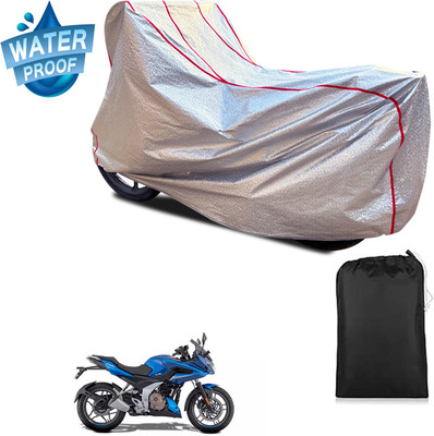 PAGORA Waterproof Two Wheeler Cover for Bajaj(Silver)