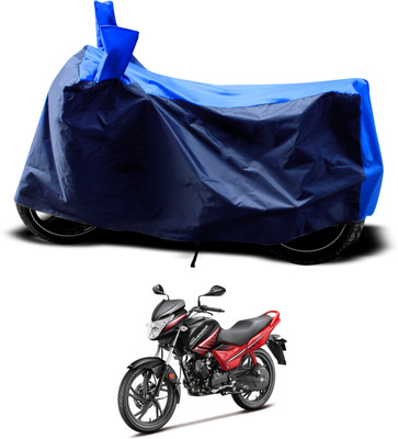 GOSHIV-car and bike accessories Waterproof Two Wheeler Cover for Hero(Glamour i3s, Blue)