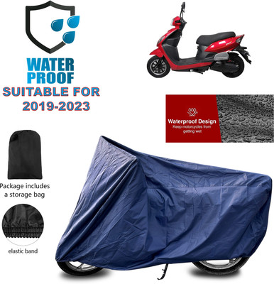 PAGORA Waterproof Two Wheeler Cover for PURE EV(Blue)