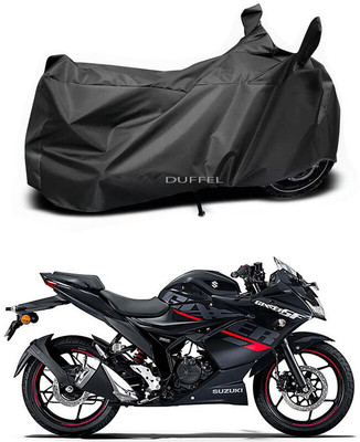 Duffel Two Wheeler Cover for Suzuki(Black)