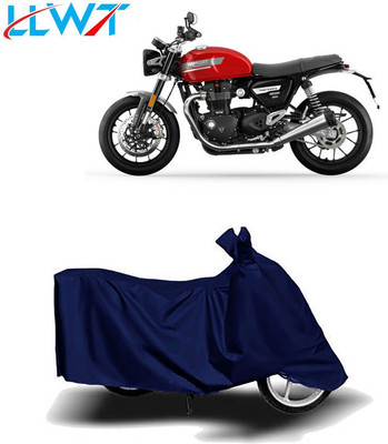KPIND Waterproof Two Wheeler Cover for Triumph(Speed Twin, Blue)