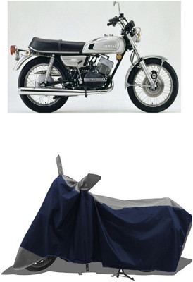 SUGASHRI Waterproof Two Wheeler Cover for Yamaha(RD 350, Grey, Blue)