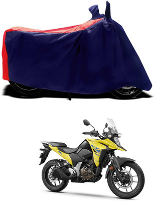 GOSHIV-car and bike accessories Waterproof Two Wheeler Cover for Suzuki(Red)
