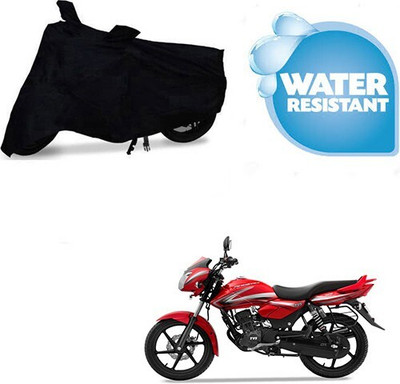 MMSSTAR Waterproof Two Wheeler Cover for TVS(Pheonix, Black)