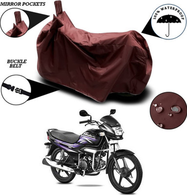 AASHTIK MART Two Wheeler Cover for Hero(Super Splendor, Maroon)