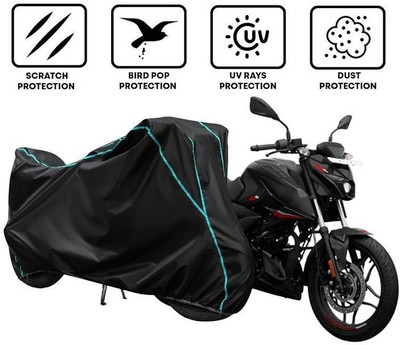 DeepShakshi AUTOMOTIVE Waterproof Two Wheeler Cover for Bajaj(Pulsar NS 160, Black)