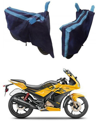 Mdstar Waterproof Two Wheeler Cover for Hero(Karizma ZMR, Blue)