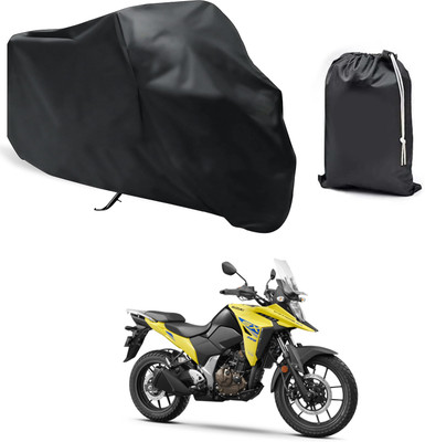 GOSHIV-car and bike accessories Waterproof Two Wheeler Cover for Suzuki(Black)