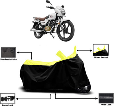 Amexride Two Wheeler Cover for TVS(Radeon, Yellow)