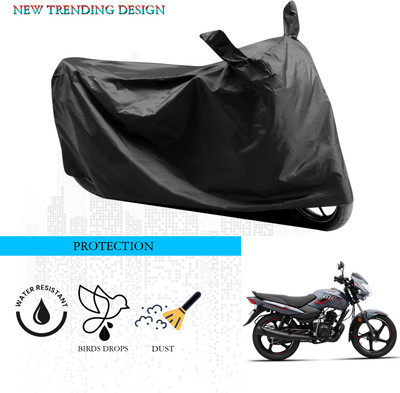 ANTHUB Waterproof Two Wheeler Cover for TVS(Sport, Black)
