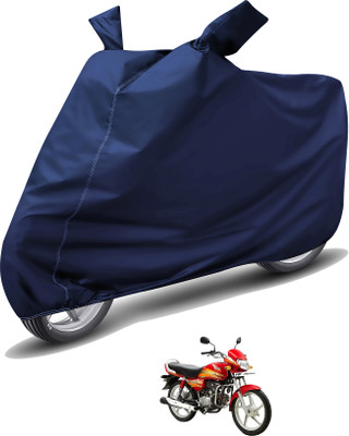 MOCKHE Waterproof Two Wheeler Cover for Hero(HF Deluxe, Blue)