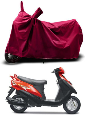 KEDIT Two Wheeler Cover for Mahindra(Flyte, Maroon)