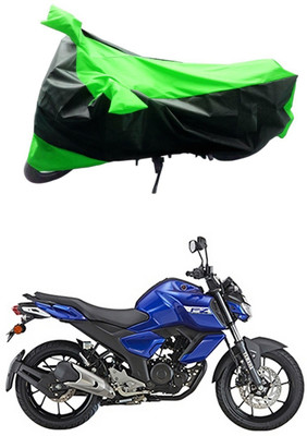MMSSTAR Waterproof Two Wheeler Cover for Yamaha(FZ V3, Green, Black)