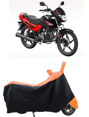 Coxtor Waterproof Two Wheeler Cover for Hero(Glamour Programmed FI BS6, Orange)