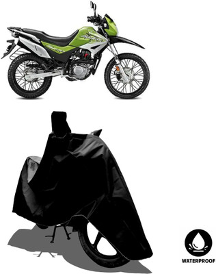 Amexride Waterproof Two Wheeler Cover for Hero(Impulse, Black)