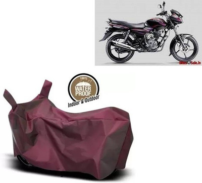 OliverX Waterproof Two Wheeler Cover for Bajaj(Discover 125 DTS-i, Maroon)