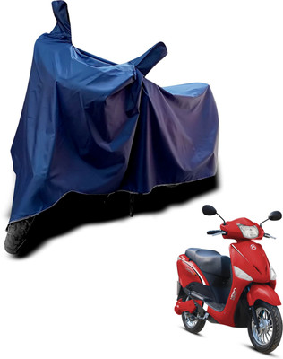 KEDIT Two Wheeler Cover for Hero(Electric Optima, Blue)