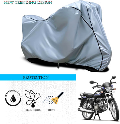 ANTHUB Waterproof Two Wheeler Cover for Hero(Splendor PRO, Silver)