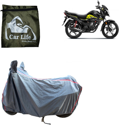 Car Life Two Wheeler Cover for Honda(SP 125, Silver)