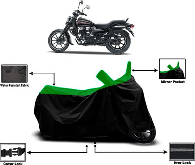 Amexride Two Wheeler Cover for Bajaj(Avenger 150 Street, Green)