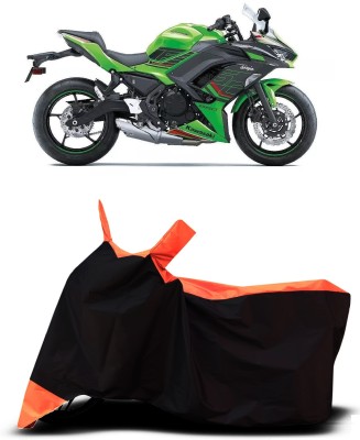 VESMEI Two Wheeler Cover for Kawasaki(Ninja 650, Orange)