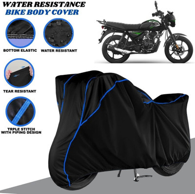 SRP PRODUCT Waterproof Two Wheeler Cover for Bajaj(CT 125X, Black, Blue)