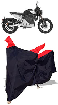Amexride Two Wheeler Cover for Revolt(RV Cafe Racer BS6, Black)