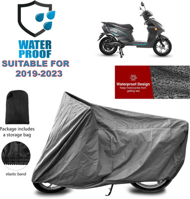 PAGORA Waterproof Two Wheeler Cover for Hero(Electric Atria, Grey)
