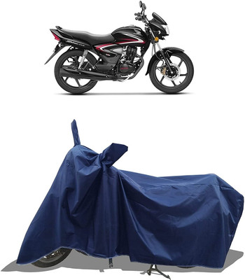 KEDIT Two Wheeler Cover for Honda(CB Shine, Blue)