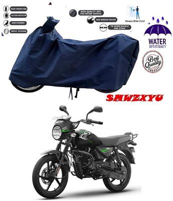 smwzxyu Waterproof Two Wheeler Cover for Bajaj(CT 125X, Blue)