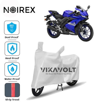 NOIREX Waterproof Two Wheeler Cover for Yamaha(R15 V3, Silver)