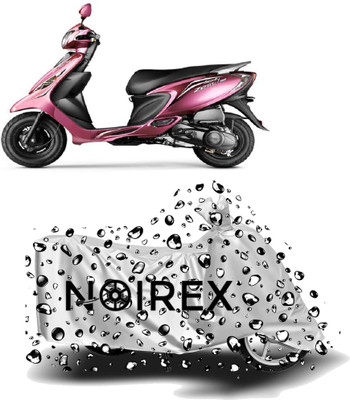 NOIREX Two Wheeler Cover for TVS(Zest, Silver)