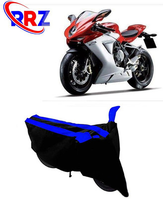 RRZ Waterproof Two Wheeler Cover for MV Agusta(F3, Black, Blue)
