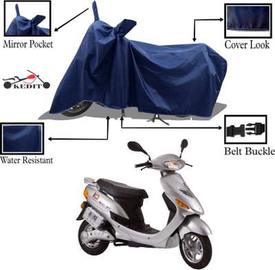 KEDIT Two Wheeler Cover for Avon(E Star, Black)