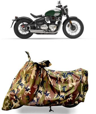VESMEI Waterproof Two Wheeler Cover for Triumph(Bonneville Bobber, Multicolor)