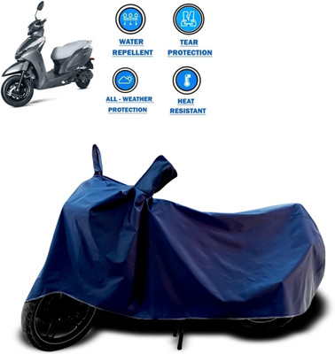 CODOKI Waterproof Two Wheeler Cover for Ampere(Magnus BS6, Blue)