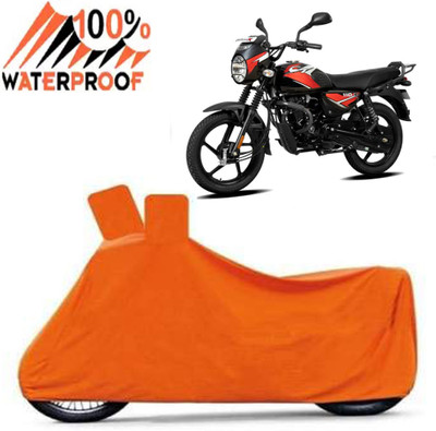 Autoinnovation Waterproof Two Wheeler Cover for Bajaj(CT110, Orange)