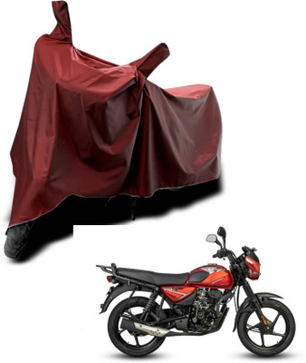 KEDIT Two Wheeler Cover for Bajaj(CT110, Maroon)